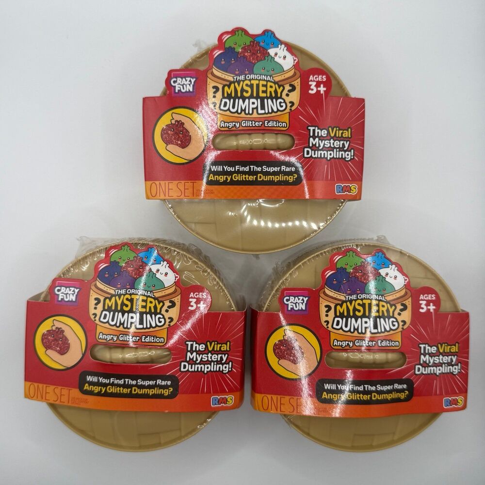 [3 PC] RMS - The Original Mystery Dumpling: Angry Glitter  Edition NEW